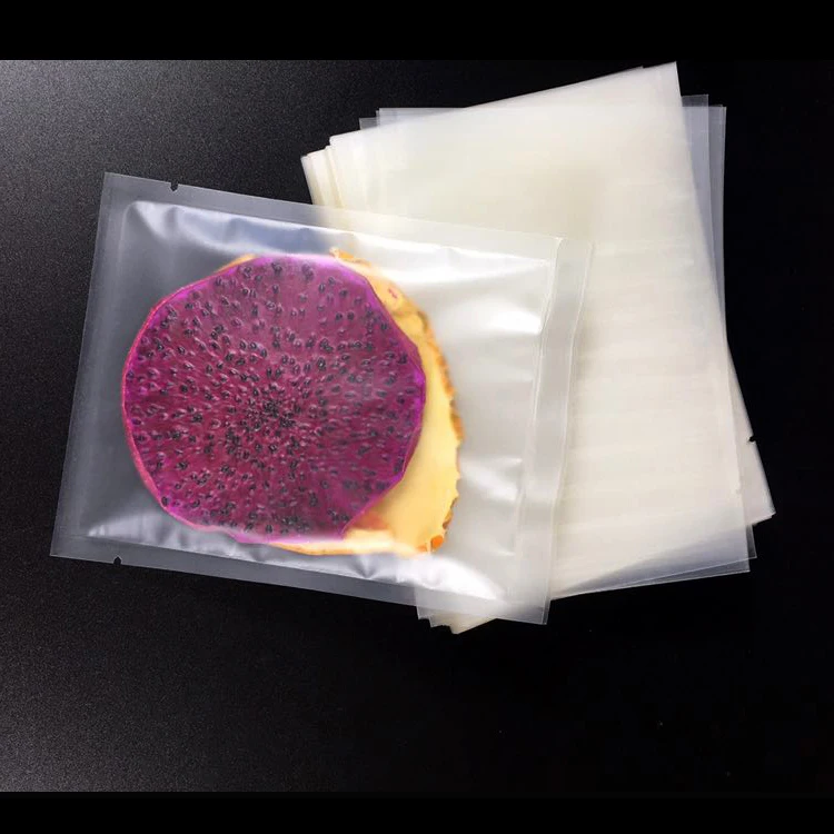 Factory Price 3 Side Seal Food Grade High Quality Clear Vacuum Plastic Packing Bag For Food Packing