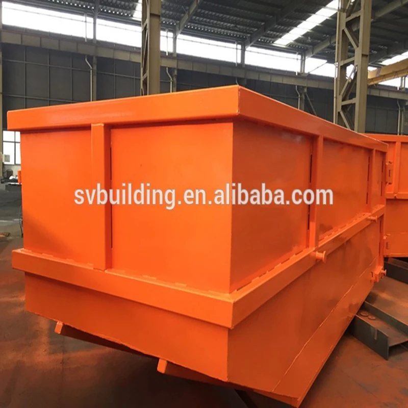 Painted Industrial skip bins with doors