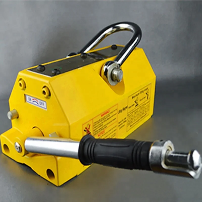 500kg 600KG 1ton 2 ton Lifting permanent magnet portable crane Hoist Steel Plate magnetic lifter