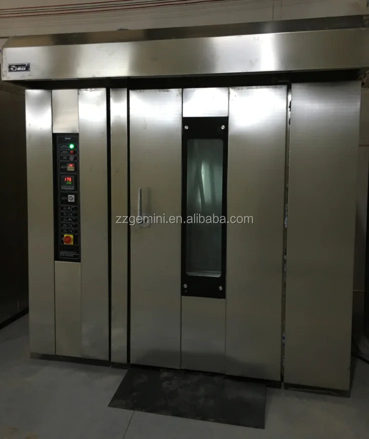 Manufacture direct sale 380v bakery rotary gas german bread oven industrial bread baking oven for sale