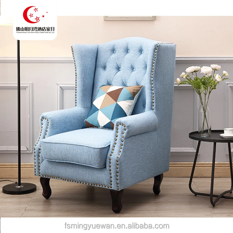 Living Room Furniture relaxing chair classic design wooden frame lounge sofa arm chair