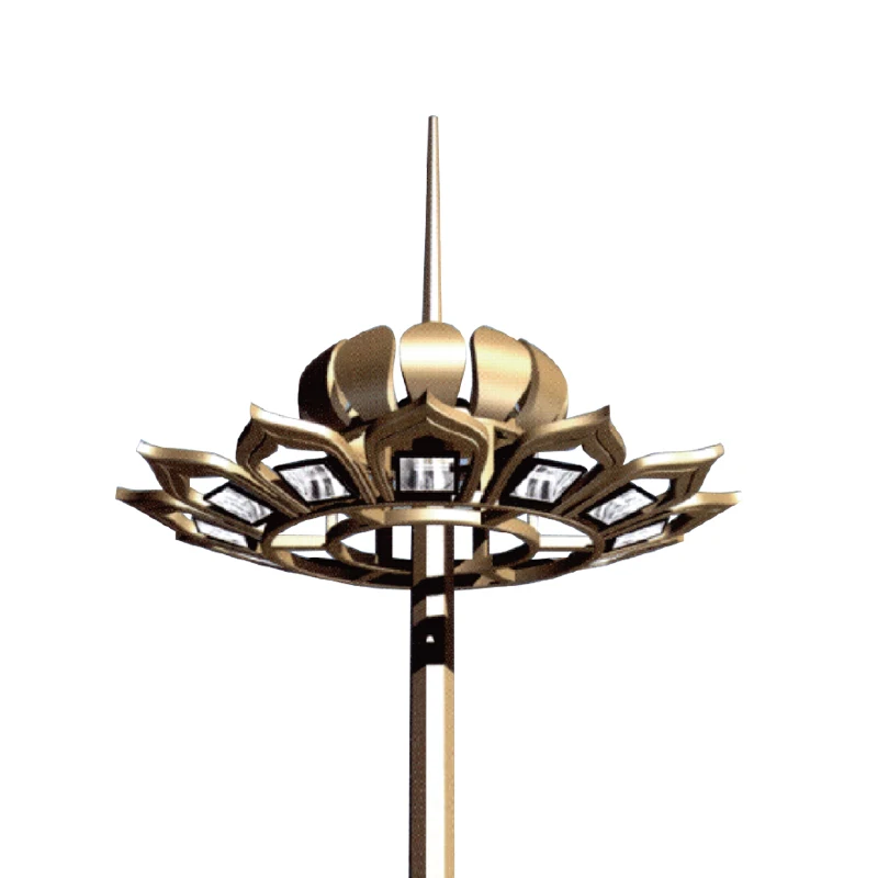 Hot selling 500w led light 30m high mast lighting pole