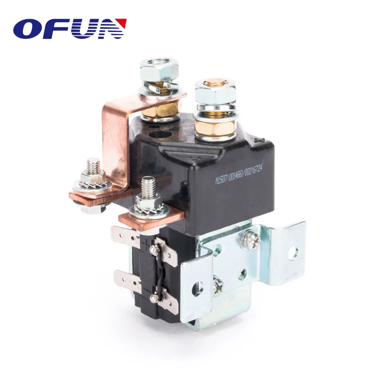 OFUN China Supplier 100A 400A Normally Open Power Connector Ip67 Relay For Winch