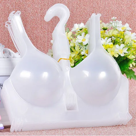 Factory Wholesale windproof clothes hanger plastic underwear plastic hanger for underwear shop
