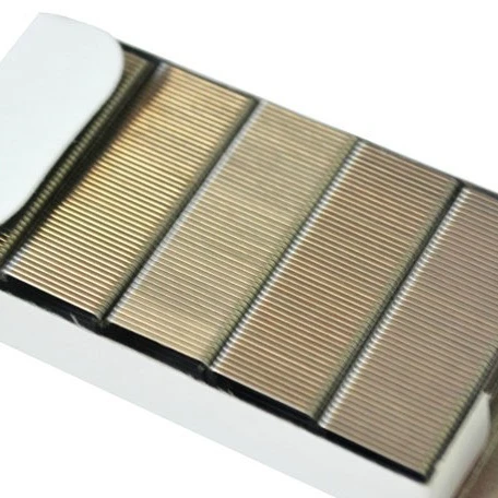 Wholesale stapler pin galvanized/ colored/ copper plated wire staple