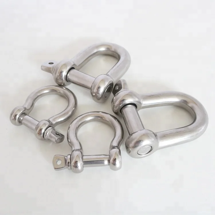 M32 Stainless steel rigging swing hanger d shackle