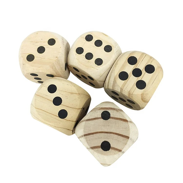 Wholesale factory price outside wooden giant dice