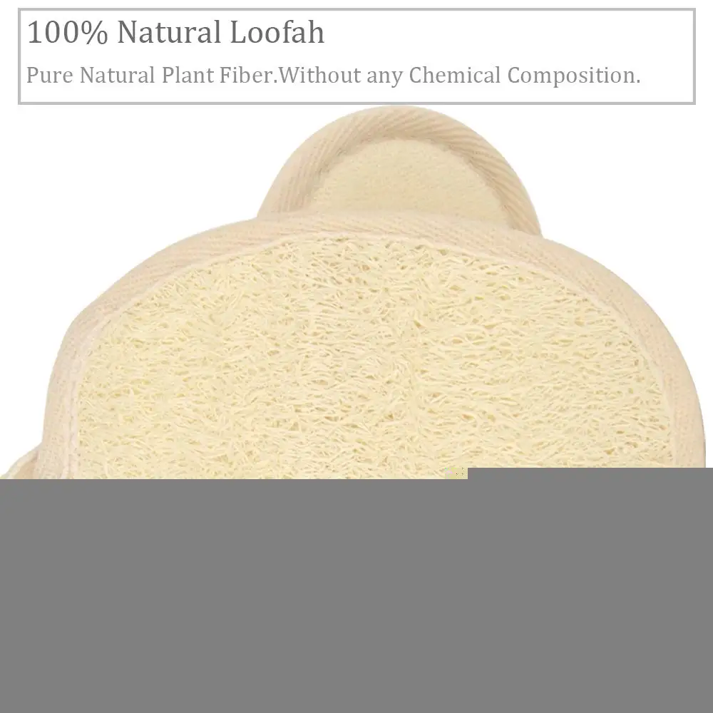 Bath & Shower Loofah Brush 2 in 1 Face & Body scrub Gentle body brush Skin 100% Better Scrubber silicone body brush for bath