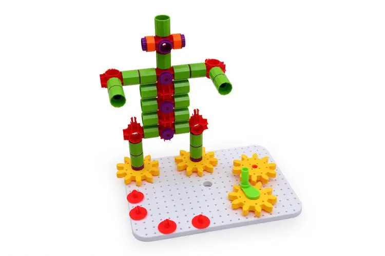 From manufacturer learning children gear building block construction toy intellect blocks set