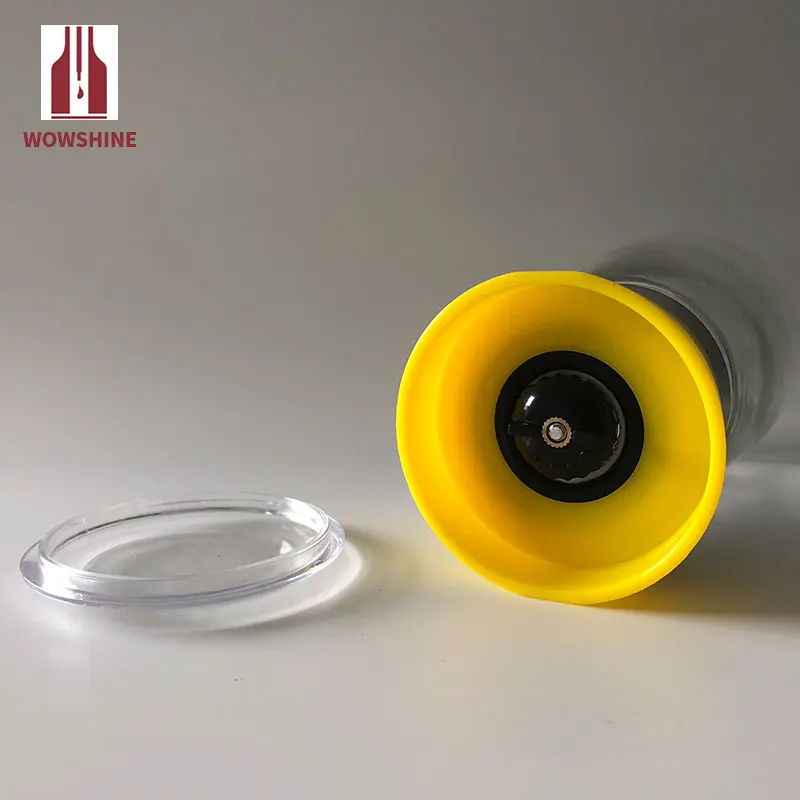 Salt and Pepper mill grinder Glass Pepper grinder Shaker Spice Salt Container Condiment Jar Holder New ceramic grinding bottles