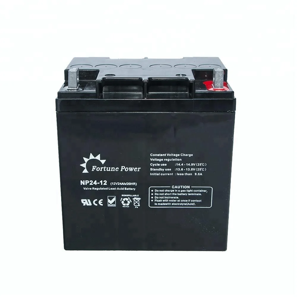 
12v 24ah solar deep cycle gel battery manufacturer in China 