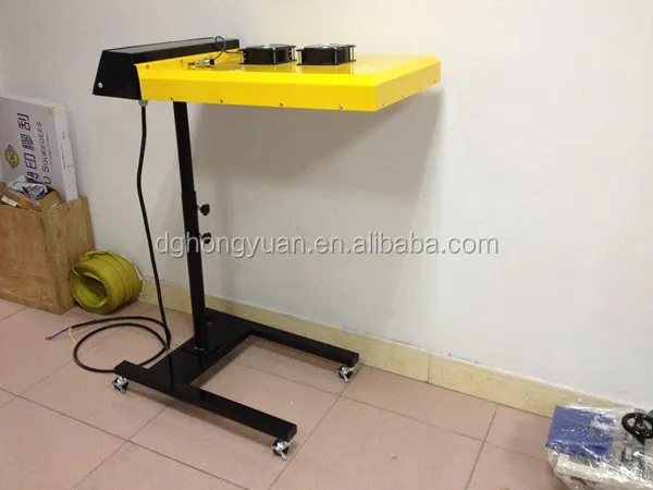 Pneumatic screen printing flash dryer to dry water base ink