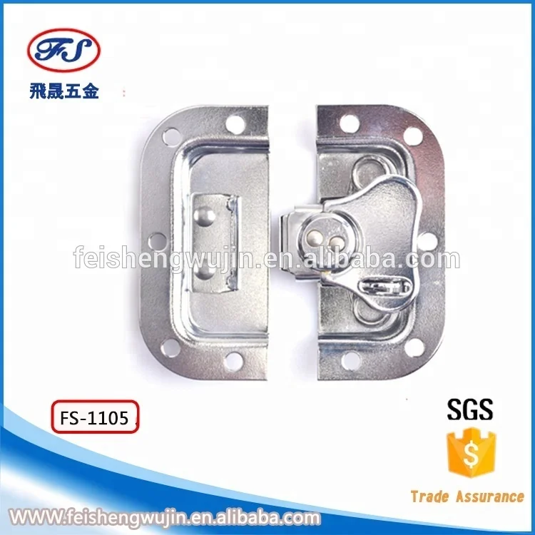 FS-1105 Small butterfly catch with padlock loops for fly case speaker tool cabinet