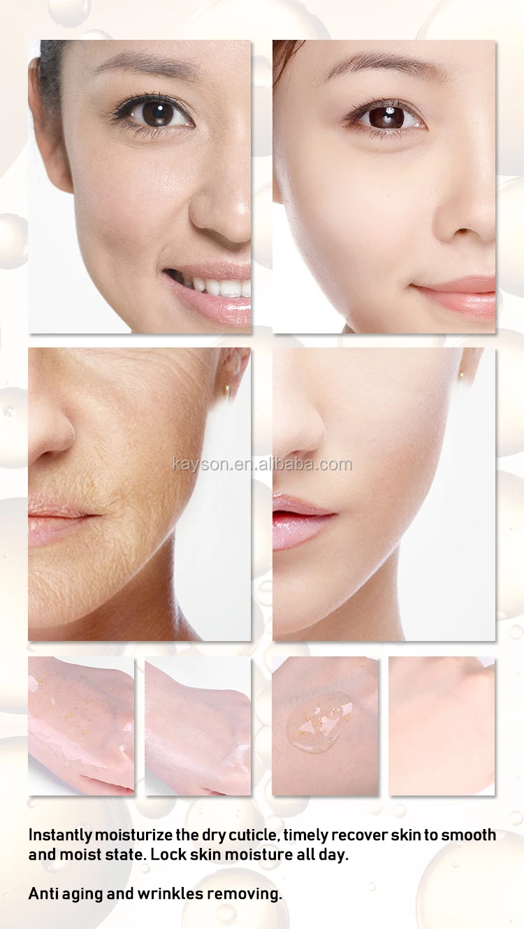 Hot Sale Natural Japan 24K Gold Instant Lifting  Whitening Hydrating Collagen Anti aging Wrinkle  Face Firm Serum for face