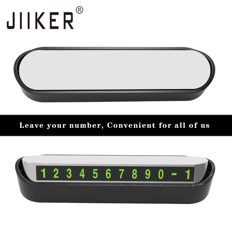 Adhesive And Waterproof Temporary Car Parking Card Auto Interior Accessories Phone Number Card