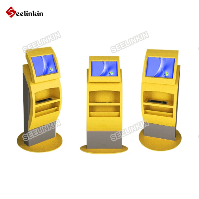 Multi function card dispenser kiosk with pass port scanning ,ID card scan, card issuing function