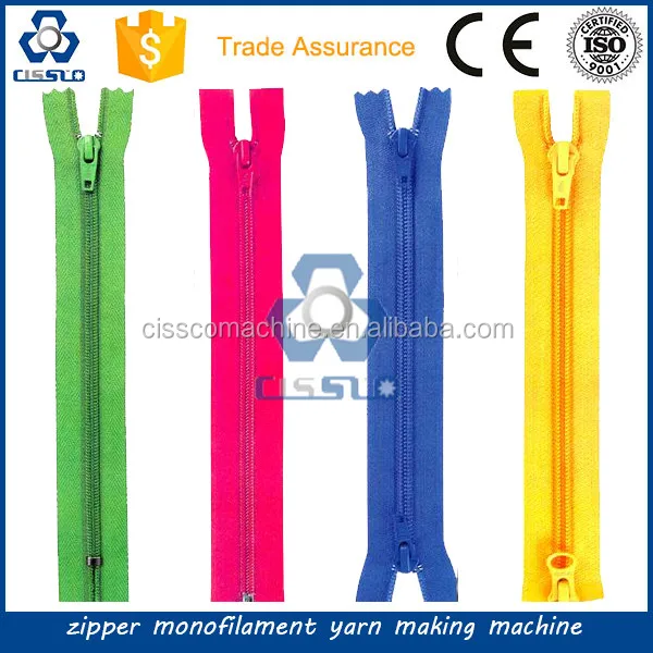 Из переработанного полиэстера молния моноволокна производственного оборудования