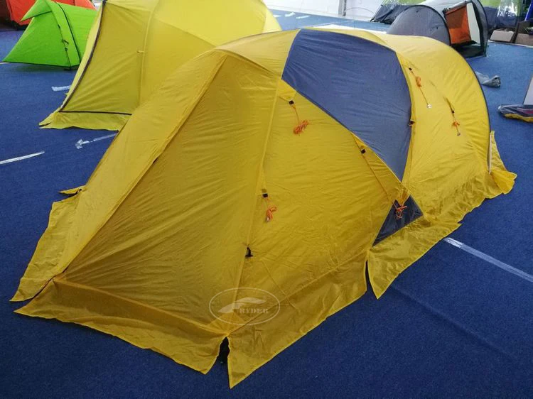 Custom Manufacturing Top Brands Strong Windproof Tactical Geodesic Base Camp Tent For Winter High Altitude Utility Sports