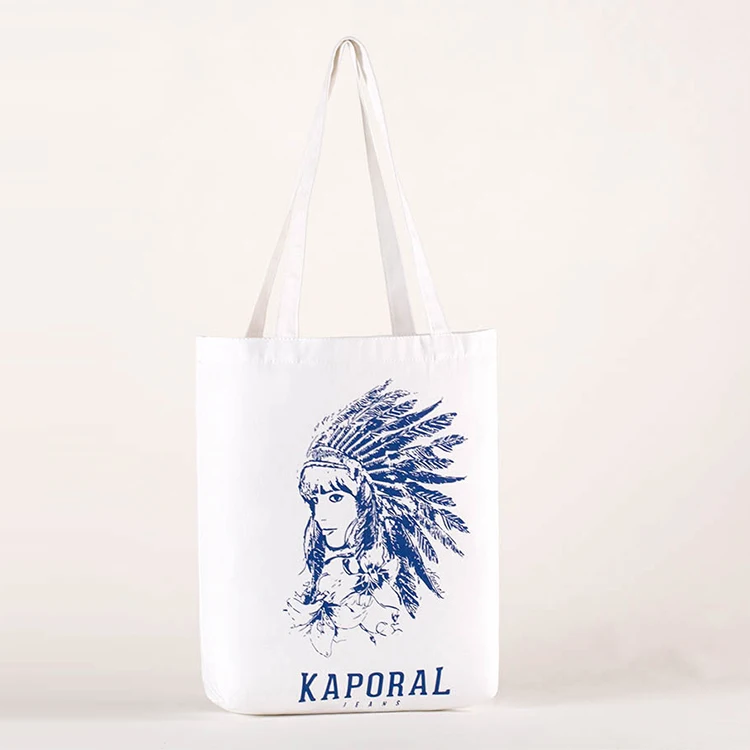 2022 New design canvas bag wholesale high quality cotton canvas shopping tote bag