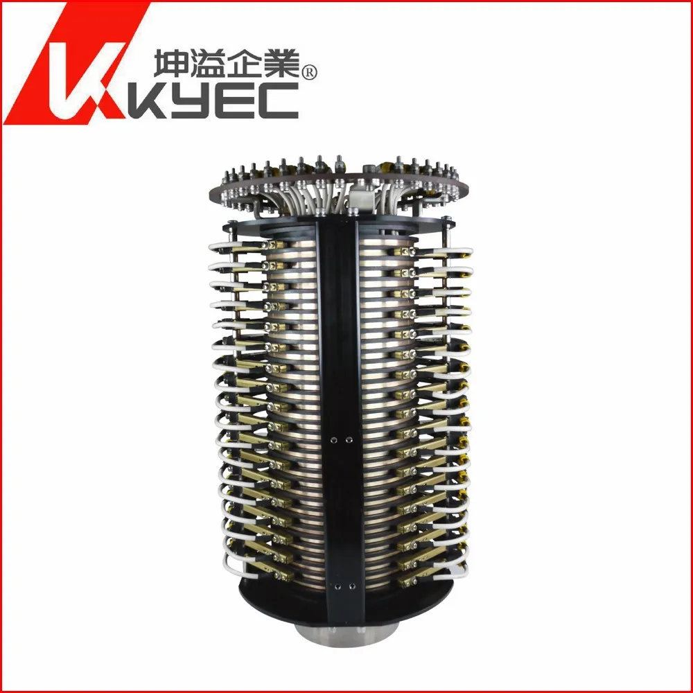 1000V mA-800A 1-400 circuits through hole slip ring/rotary joint for liquids/hydraulic