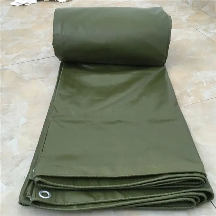
China Factory Double Waterproof Shade Tarp Organic Silicon Tarpaulin Canvas 