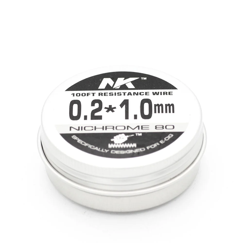 Factory price Suzhou NK brand nichrome ni80 ribbon wire vape