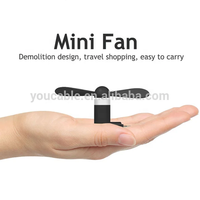 1 Dollar With Shipping Cheap Portable Micro USB Phone Mini OTG Fan