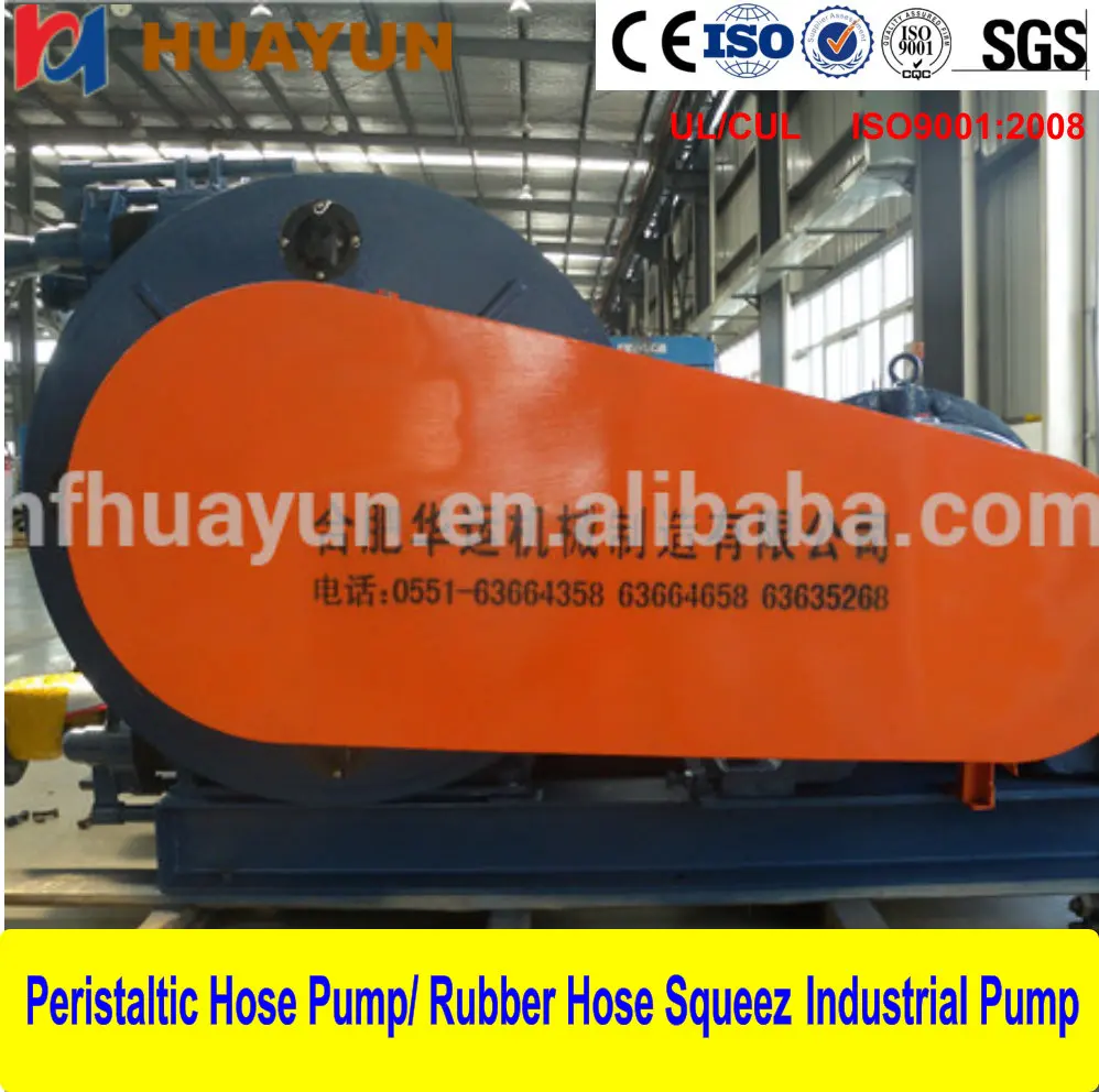 Hose Squeeze Peristaltic Pump for Cement Grout Injection Hose Peristaltic Pumps/Piston mortar pump for concrete