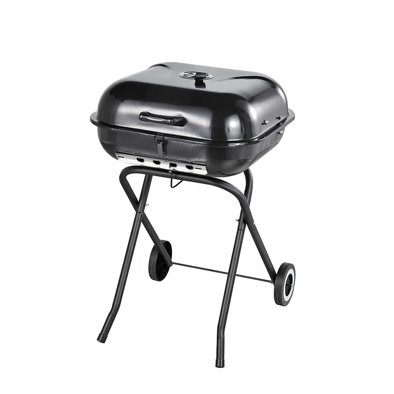 22' Square Folding Charcoal Grill