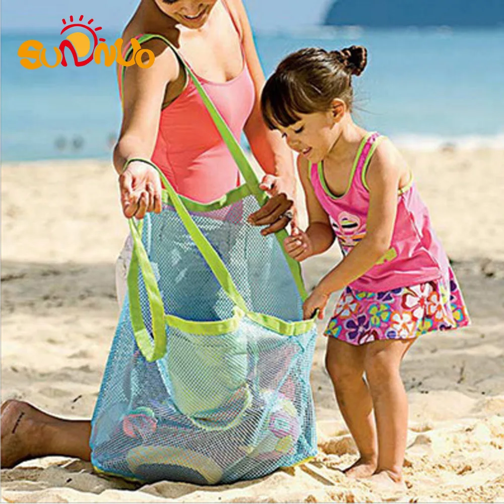 2023 Summer Outdoor Foldable Portable Baby Beach Mesh Bag