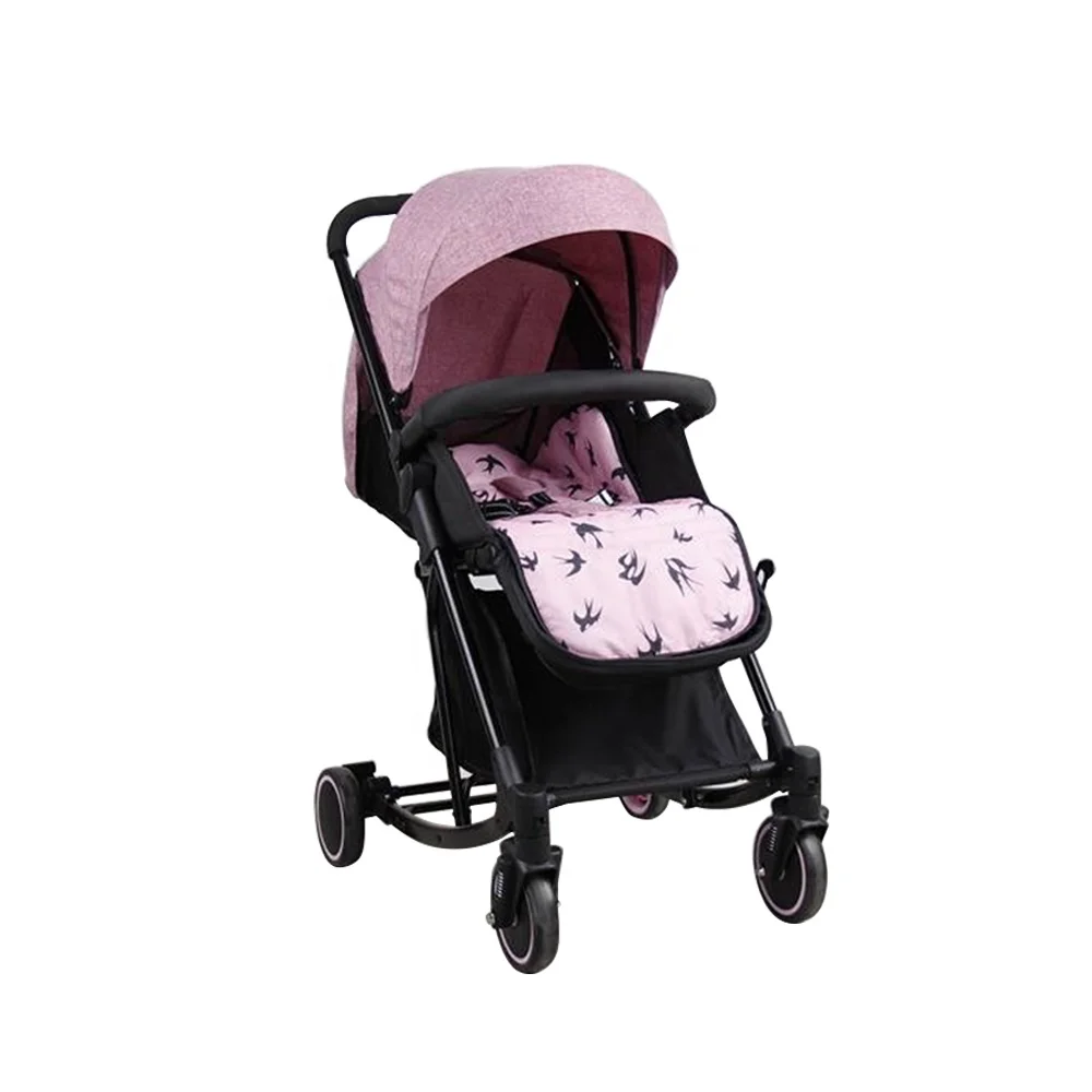 Luxury foldable easy to take infant stroller for baby girls