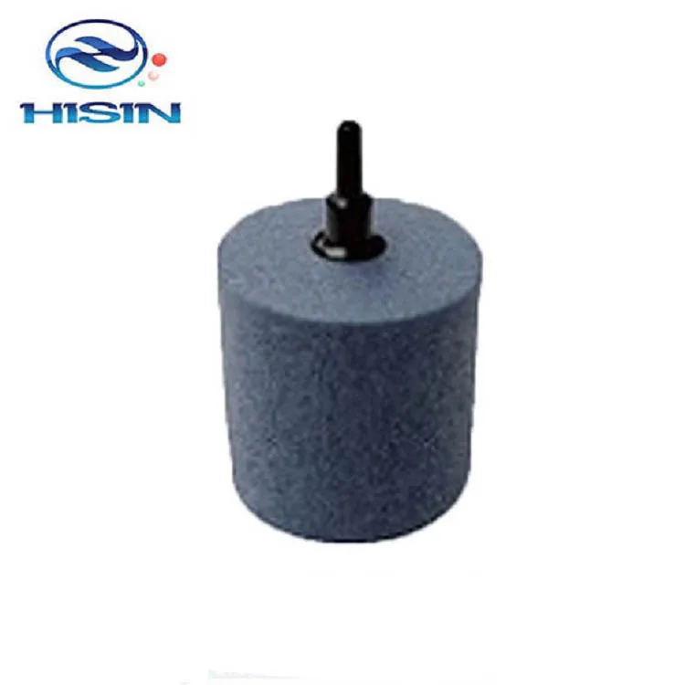 HiSin BS007-50 50*50mm In bulk Aquarium air stone for wastewater Hydroponics cylinder Air Pump Bubble stone Oxygen/Air stone