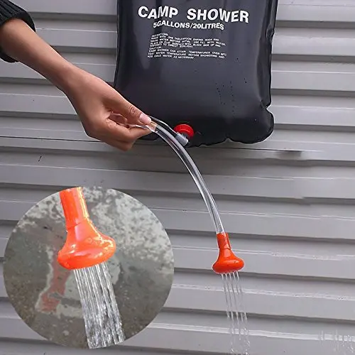 Solar Energy Heated Portable Shower Bag outdoor for Camping Hiking