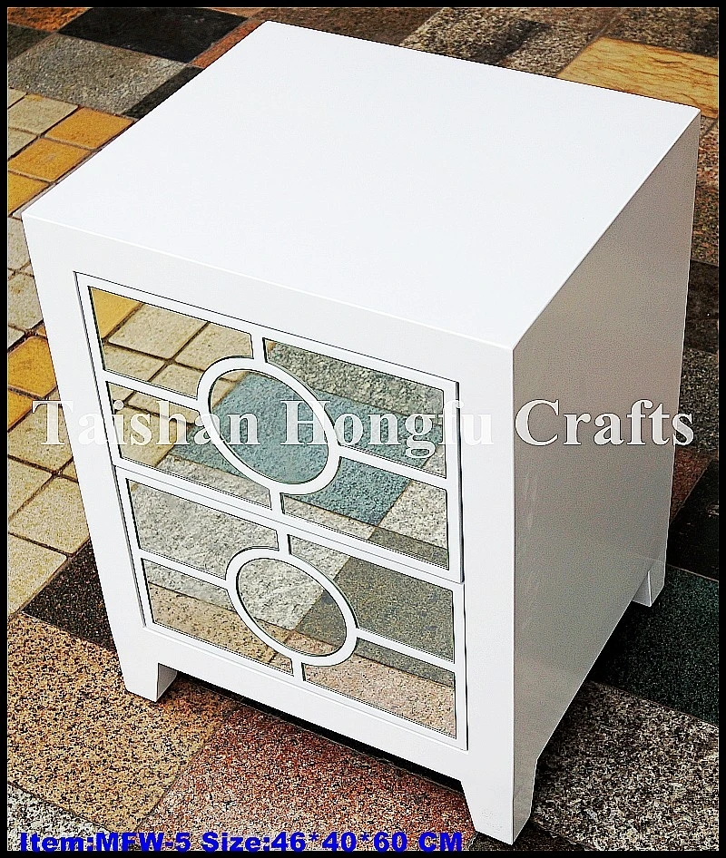 
Modern living room mirrored furniture,cabinet with drawers,self-priming drawer rails 