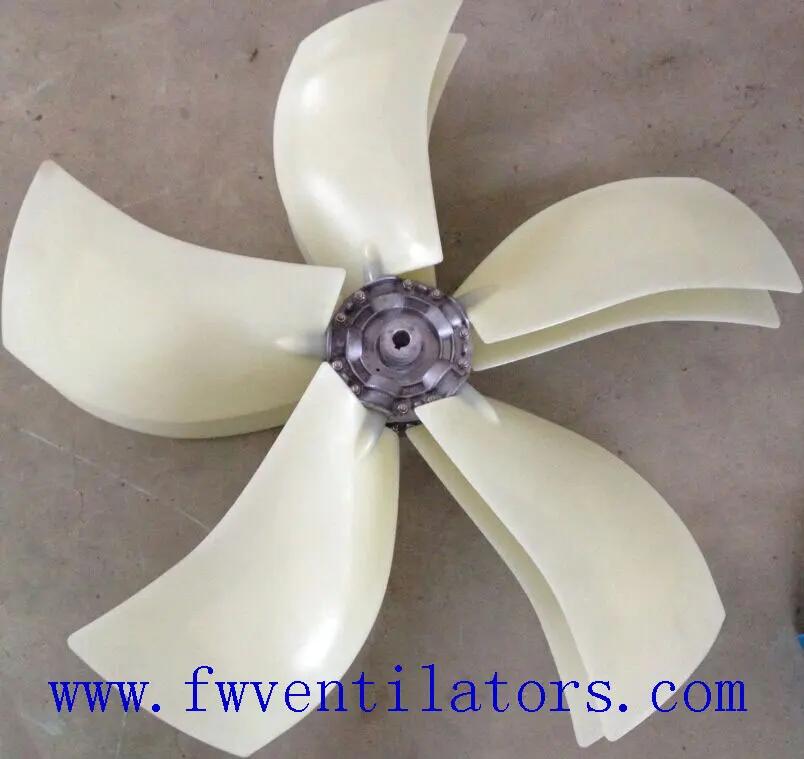 industrial strengthening and toughening of nylon material axial PAG blade PPG fan blades