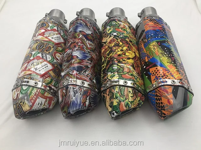 CRAZY OLD MAN motorcycle exhaust muffler L130BT09 for 150-1000cc modified exhaust system