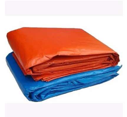 Waterproof Tarpaulin/tarp for Lumber Ship Port Goods Cover LDPE Coated PE Original and New Heavy Duty Orange Color Other Fabric