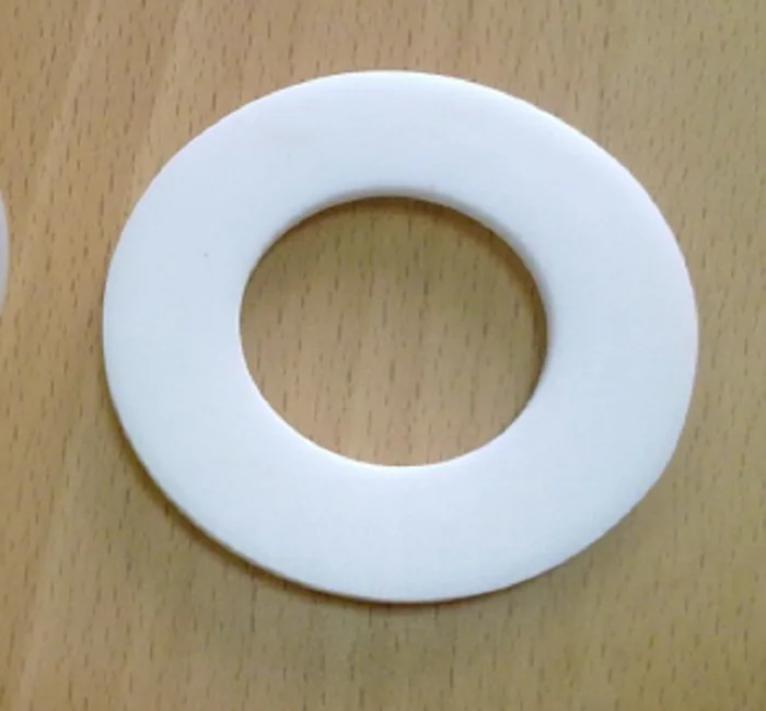 flat PTFE seal gasket/washer for compressor/pump/piston/heater/container/vessel