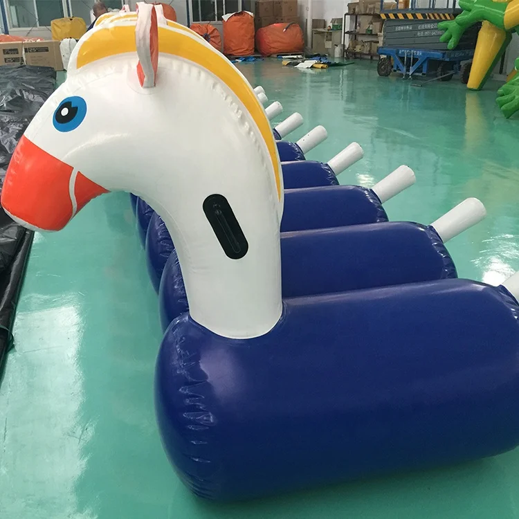 Hot Selling Inflatable pony Hop Racing  Derby Horses Race Inflatable Hopping Horse Toy for Adults