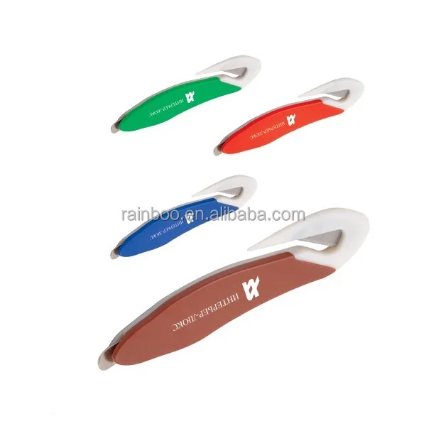 
Promotional cheap Multifunctional letter opener blade with staple remover 