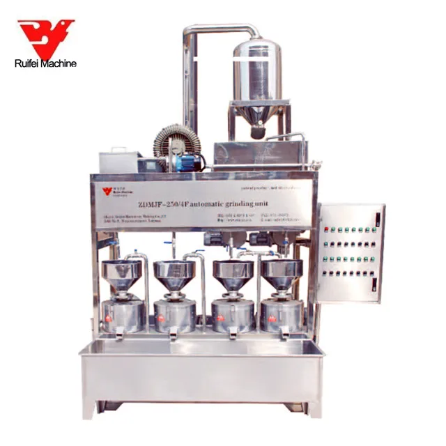 Automatic soybean Milk grinding Machine tofu machine tofu making machine