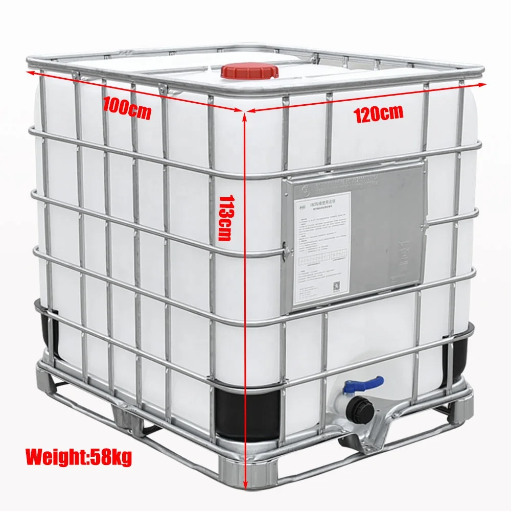 2019 chinese factory  1000L   plastic HDPE IBC Containers IBC Tank
