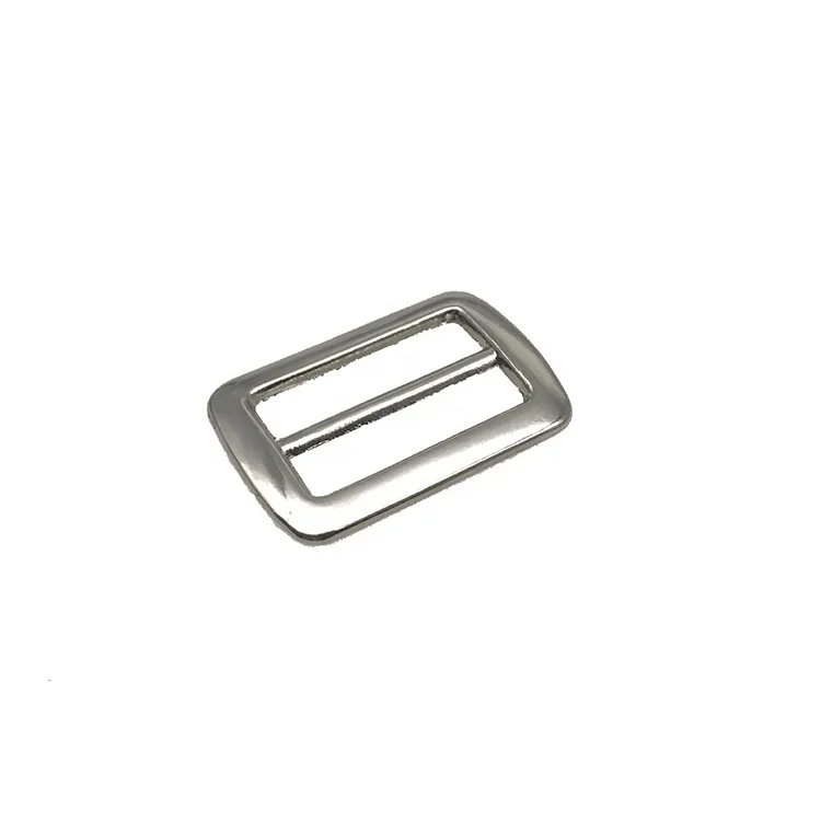 Guanfeng Alloy Material Metal Nickel Plating Adjust Shoulder Strap Buckle Webbing Ladder Buckle For Adjustable