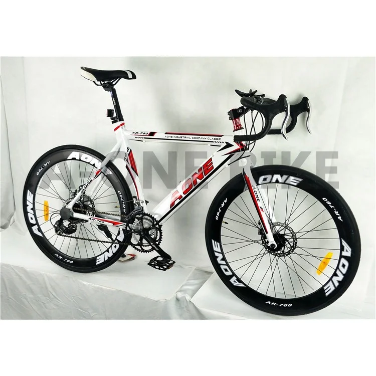 Cheap steel frame 21 speed women road bike racing bicycle