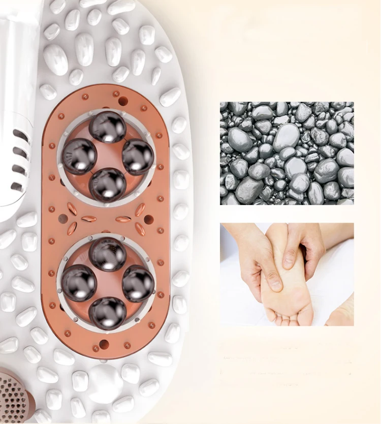 Multifunction portable pedicure basin heated infrared electric air bubble foot spa bath massager LY-258A