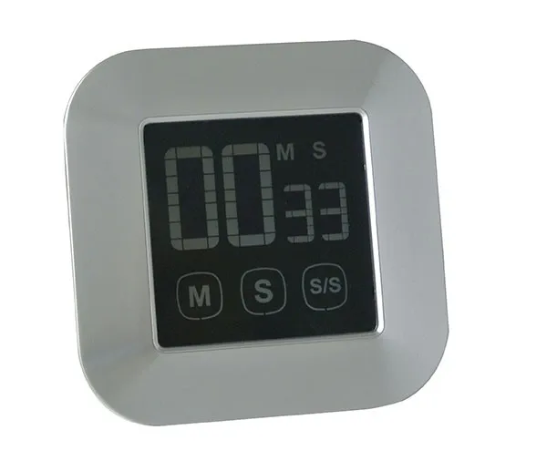 Promotion Digital Timer Switch Cheap Custom Timer  with Magnet and Foot on Back Touch LCD Screen  for  Study and Gift