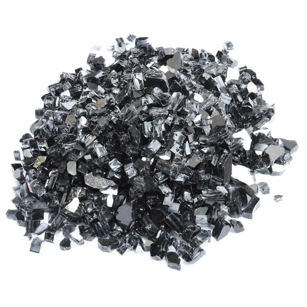 colored garden treasure 12 reflective tumbled fire pit glass