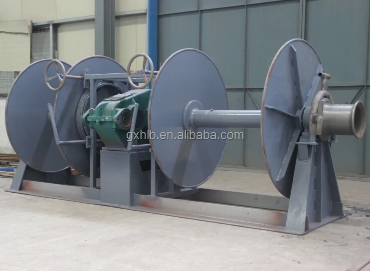 Small Boat Hydraulic Fishing Net Hauler Hoist Line Chainsaw Motor Drum Double Windlass Fish Capstan Anchor Rope Marine Winch