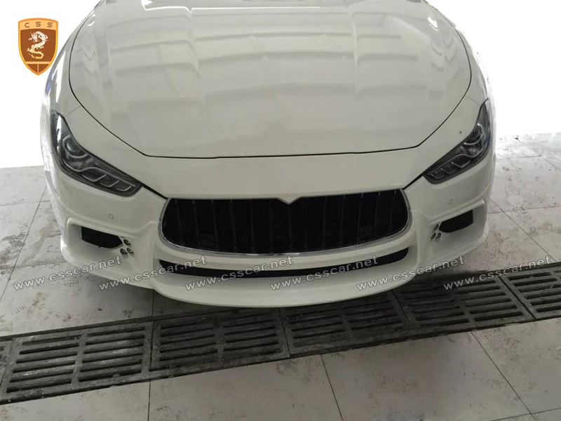 WD стиль наборы тела для Maserati передняя губа для Maserati Ghibli