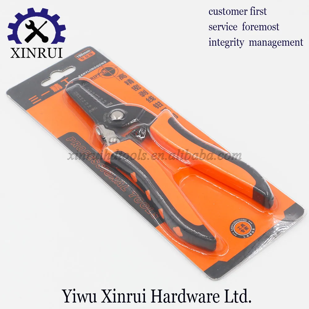 Professional Cable Stripper Cutter Pliers Wire Stripper Pliers